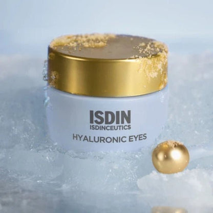 ISDIN Isdinceutics Hyaluronic Eyes – Hydrating and cooling eye contour gel with natural ingredients for reducing puffiness and fatigue