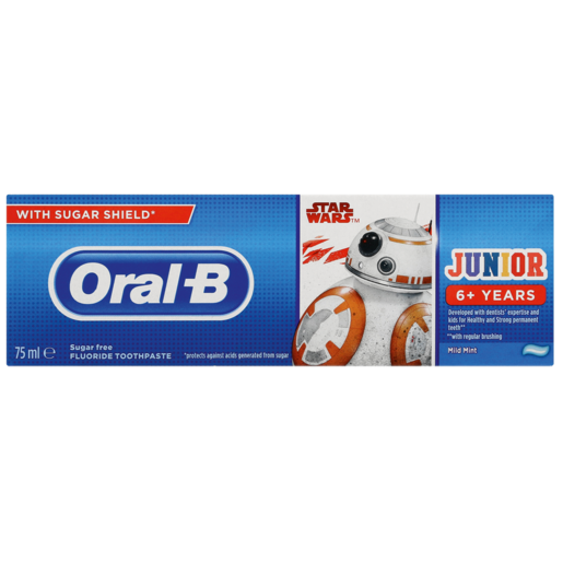 Oral-B Tooth Paste Junior 6+ years Starwars 75 ml