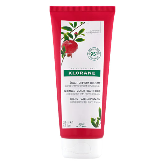 Klorane Radiance Conditioner with Pomegranate 200 ml tube for color-treated hair