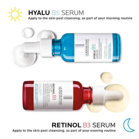 Flacon 30 ml du sérum Retinol B3 de La Roche‑Posay – lisse rides, unifie le teint et apaise la peau