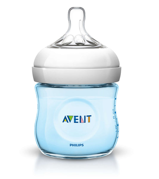 Avent Natural Feeding Bottle 125ml - Single Pack Blue