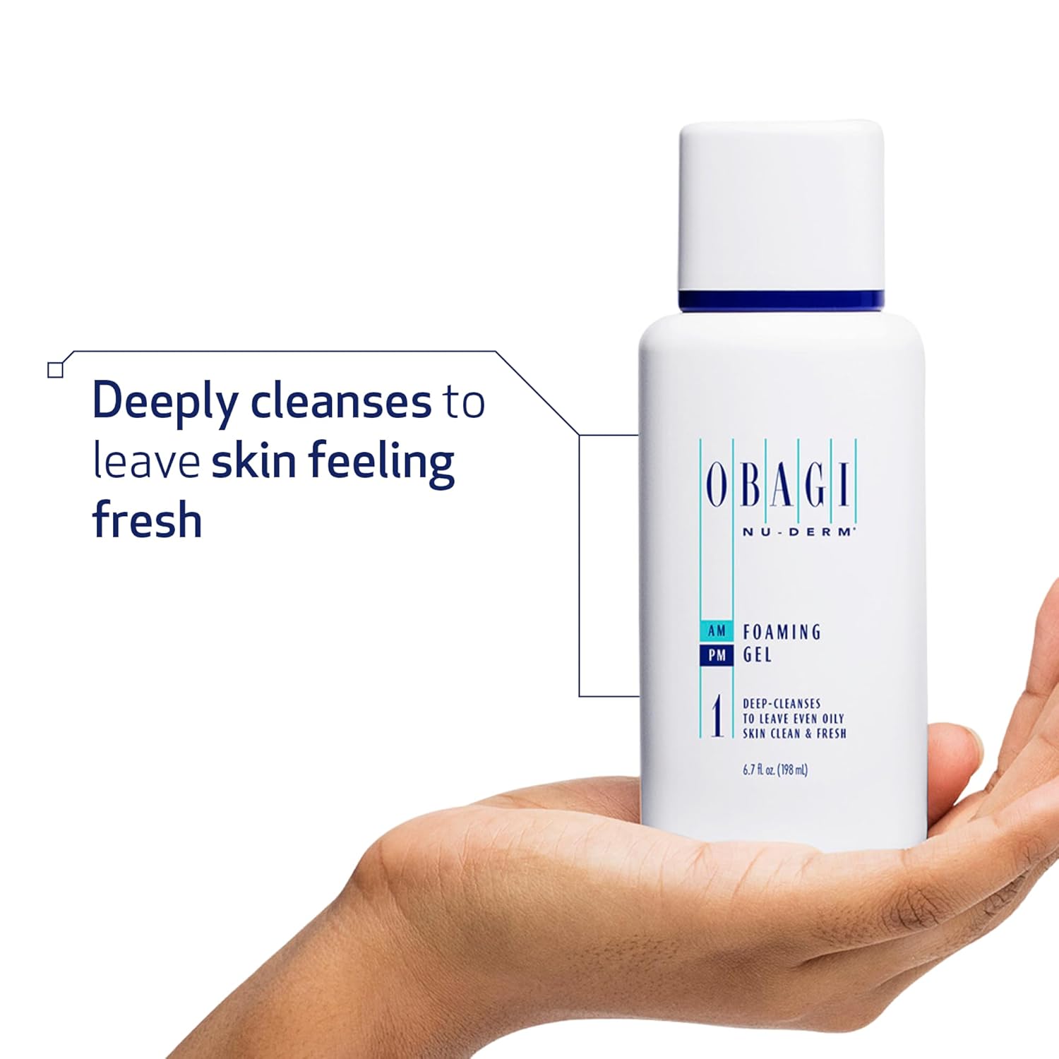 Obagi Foaming Gel in Skincare Routine – Shown with Other Obagi Products in Haul Setup