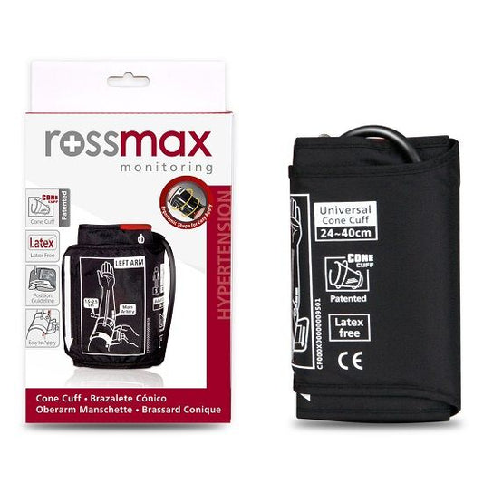 Rossmax Universel cone cuff with box and barcode