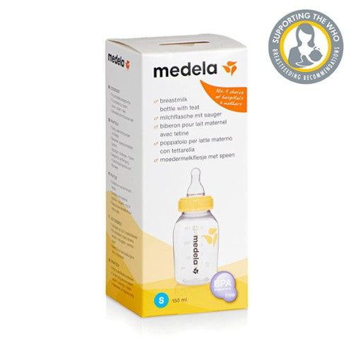 Medela Breastmilk Bottles With Teat S 150 ml