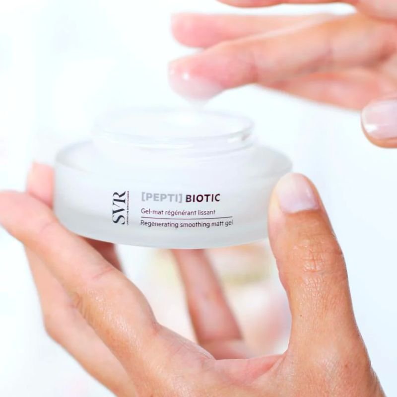 SVR Pepti-Biotic 50ml – Gel-crème régénérant aux peptides et probiotiques pour lisser, hydrater et revitaliser la peau