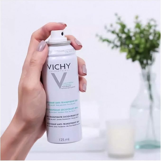 VICHY 48-Hour Anti-Perspirant Deodorant – aerosol déodorant anti-transpirant 48 h, formule douce pour peaux sensibles
