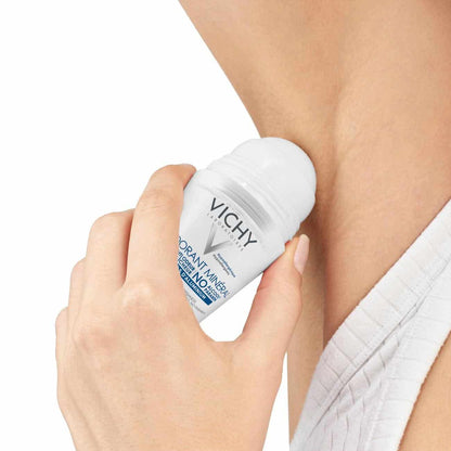 Vichy 48H Mineral Deodorant Roll-On for sensitive skin, alcohol-free and aluminum-free – 50ml