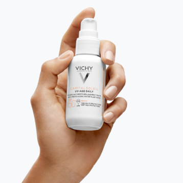 VICHY Capital Soleil UV-Age Daily 40 ml Tinted – fluide solaire teinté jour après jour pour protection anti-âge et un teint unifié
