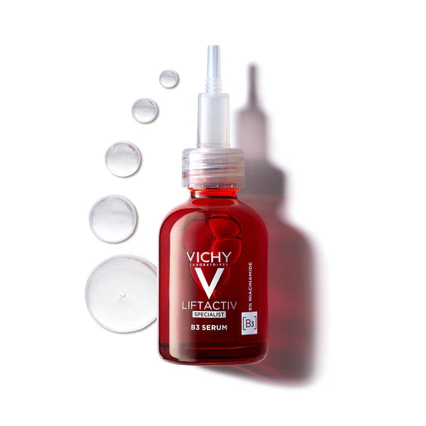 VICHY Liftactiv Specialist B3 Serum 30 ml – sérum booster éclat et uniformité à la vitamine B3 pour un teint lumineux et lissé
